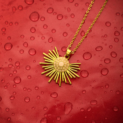 Half Sun Pendant Necklace