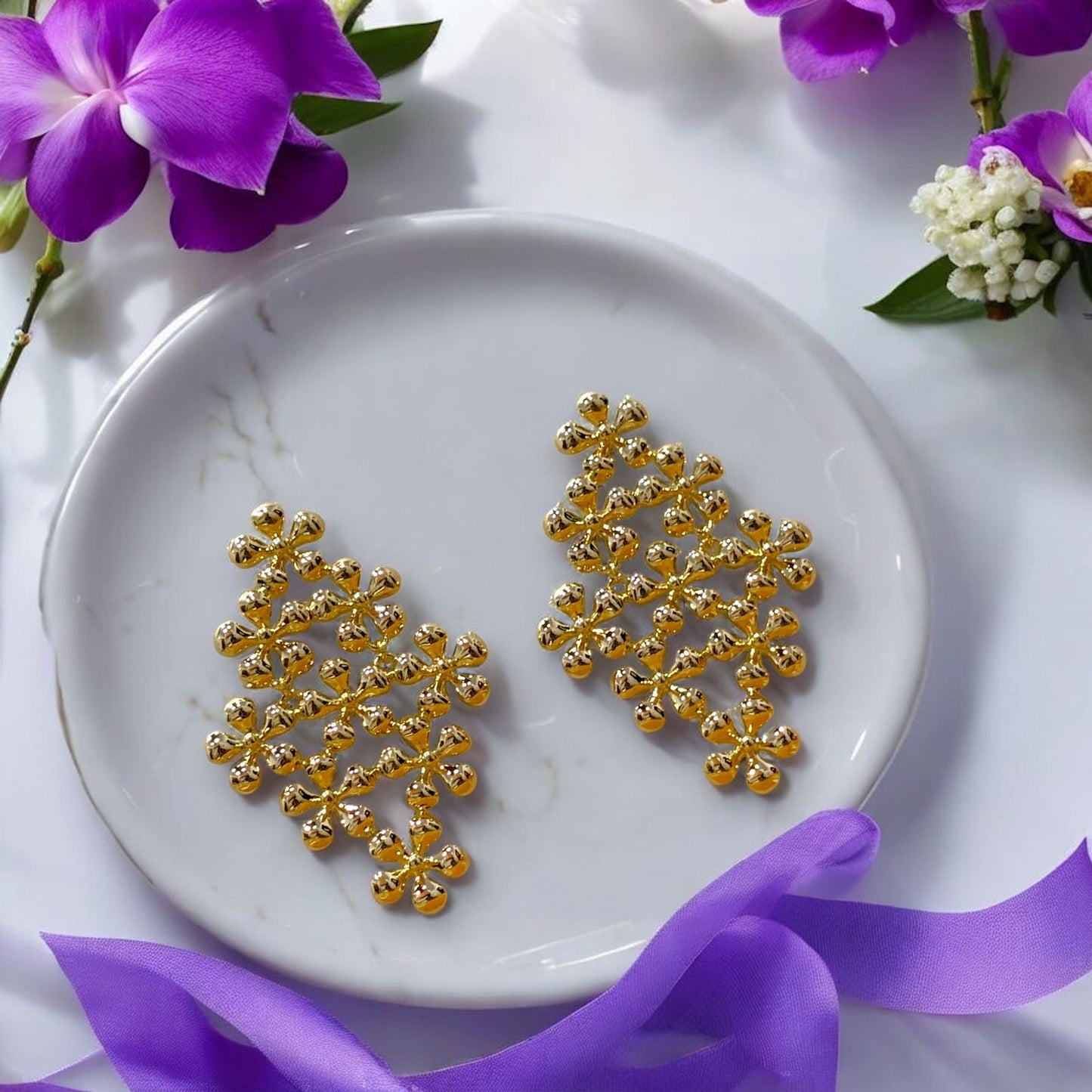 Floral Sundaze Dangler Earrings